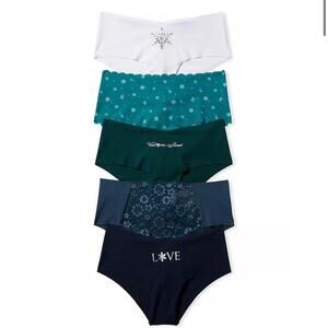 VICTORIA'S SECRET 5-Pack Core No-Show Cheeky Panties
